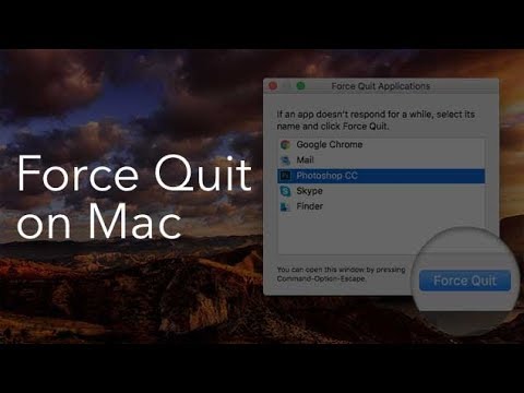 App does not force quit mac